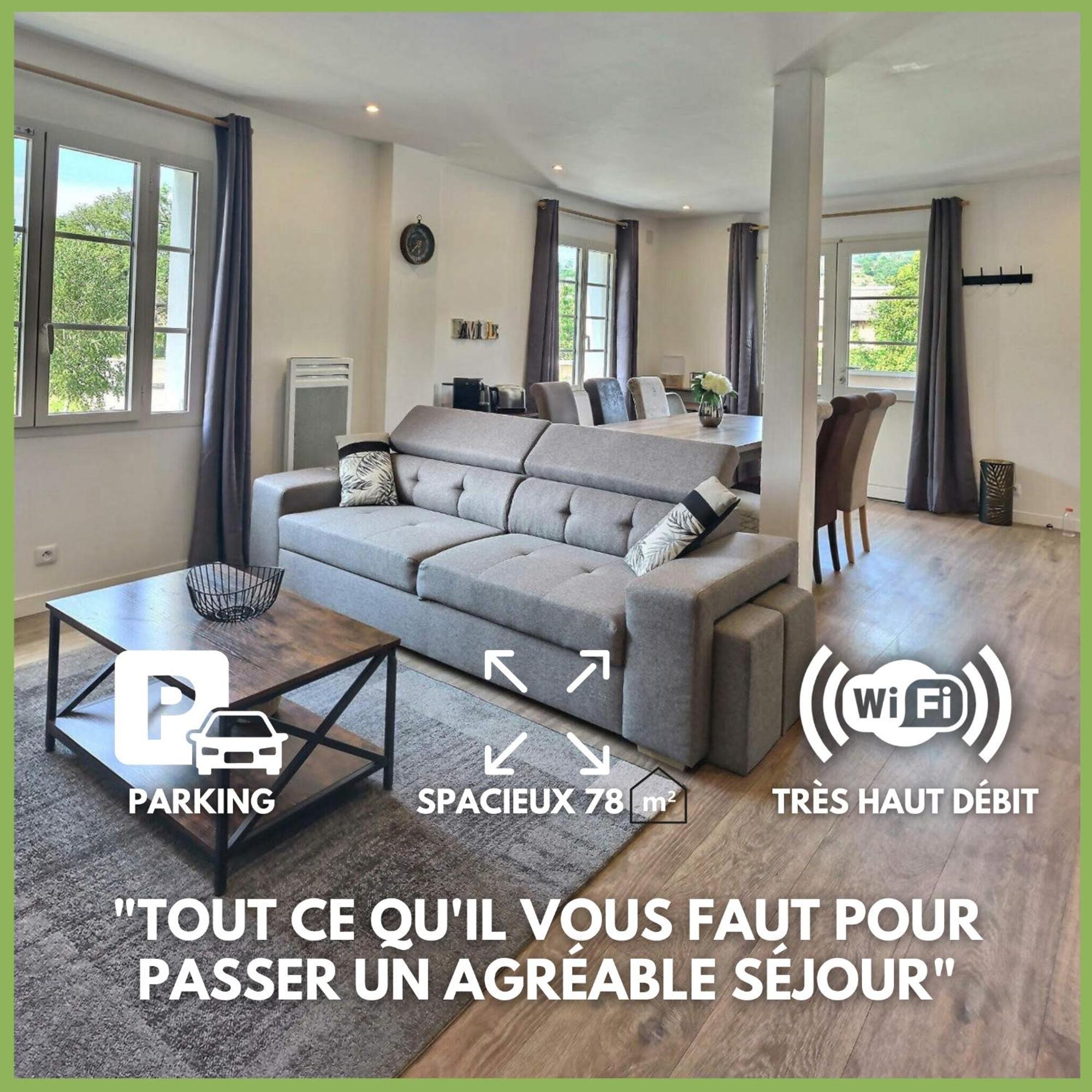 Superbe, T3 Spacieux 78 M2, Neuf, Parking, Balcon Gerde Kültér fotó