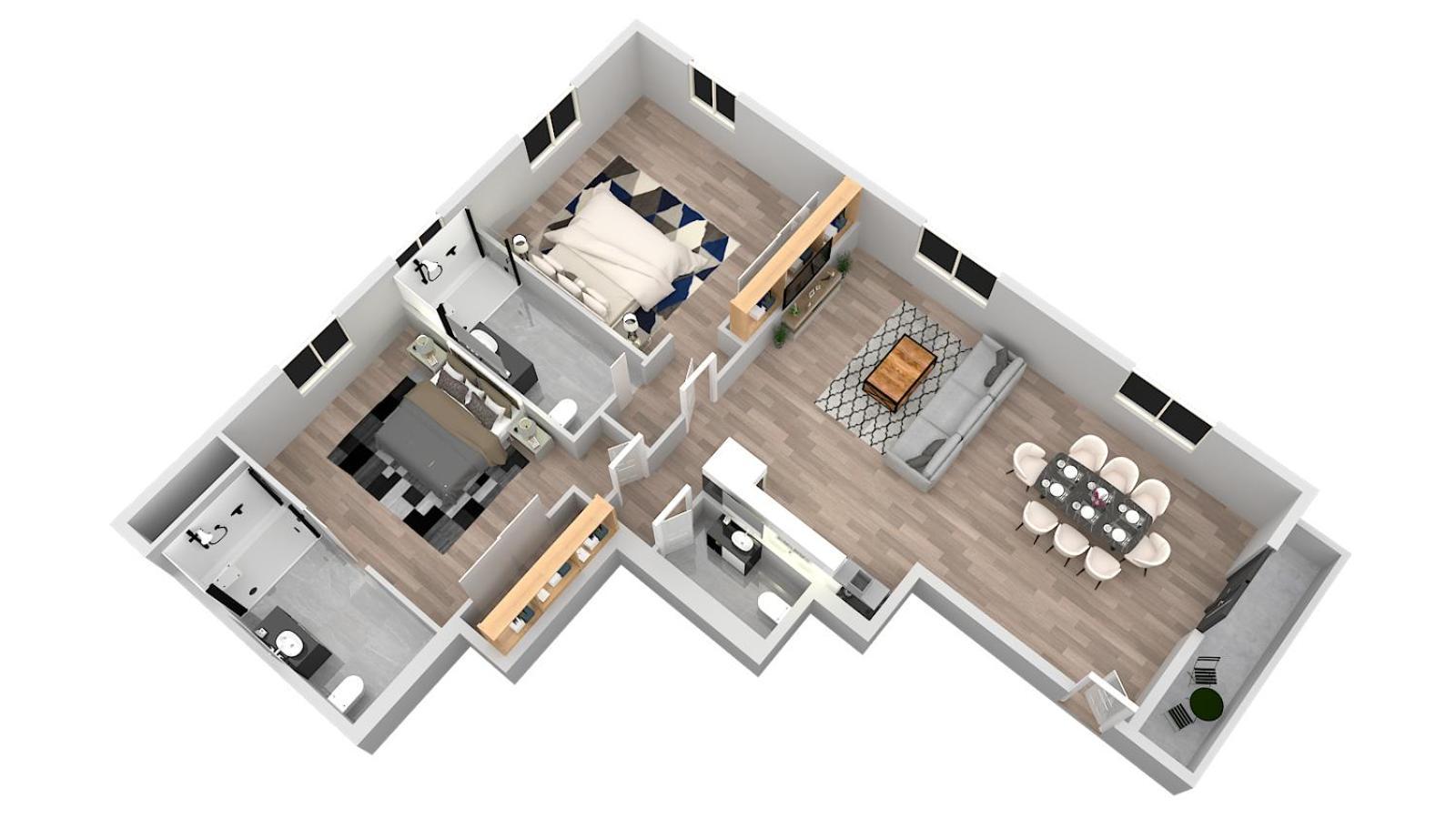 Superbe, T3 Spacieux 78 M2, Neuf, Parking, Balcon Gerde Kültér fotó