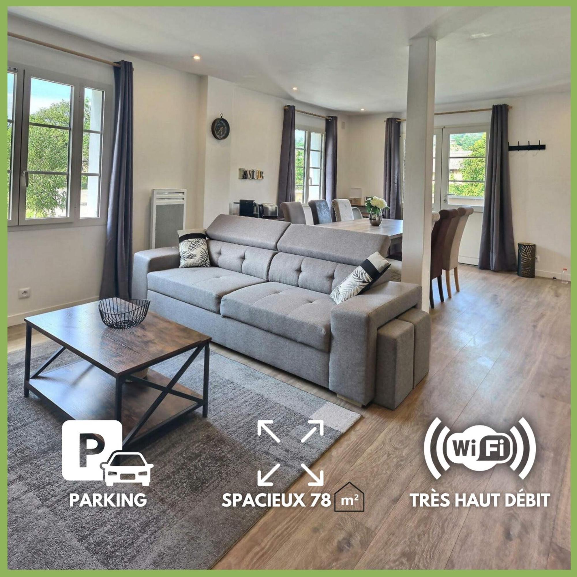 Superbe, T3 Spacieux 78 M2, Neuf, Parking, Balcon Gerde Kültér fotó